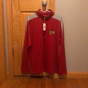 NWT Chicago Blackhawks quarter zip